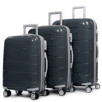PODIUM Дорожная Чемодан 31 ABS-пластик FASHION PP-1  810 dark-grey