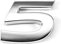 Аксессуары для автотюнинга Цифра, шрифт наклонный малый, 2 см - Много марок Много моделей