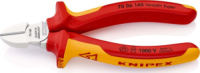 Кусачки бокові (бокорізи), діаметр 4,0мм, 140мм VDE KNIPEX 70 06 140, хромовані