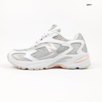 New Balance 725 білі з сірим та пудрой