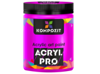 Фарба художня Серія «Флуоресцентна» Acryl PRO ART Kompozit 430 мл, 557 флуоресцентний фіолетовий