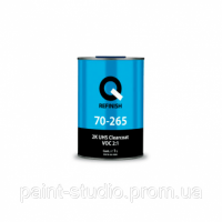 70-265-1000 2K UHS Прозрачный лак CLEARCOAT VOC 2:1 (1 л) без отвердителя, Q REFINISH