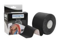 Кінезіологічний тейп EasyFit Kinesio чорний