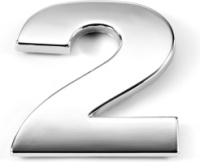 Аксессуары для автотюнинга Цифра, шрифт прямой большой, 3 см - Много марок Много моделей