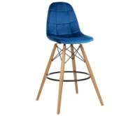 Стілець Лорена Н барний високий синій