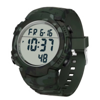 Тактичний годинник Sanda 2182 Camo Green-White з водонепроникністю 5 ATM та підсвічуванням