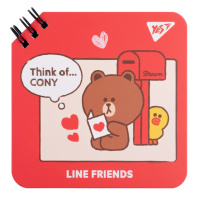 Блокнот YES Line Friends Think of Cony 151751 80 листов