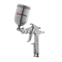 Краскопульт пневматичний HP MINI INTERTOOL PT-0301 : 130 л/хв, діаметр форсунки 0.5мм, 200 мл бачок