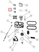 Відбивач з гвинтами для робота-пилососа Fairland X30-X80 (2020010100056)