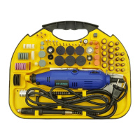 Бормашина в кейсе Aida A-062 (набор насадок для гравировки, шлифовки, полировки, 8000-35000 об/мин, 220V, 130W)