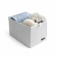 Ящик-органайзер ORGANIZE для хранения вещей M - 30x19x19 см (белый)