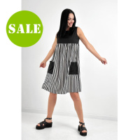 Сукня з завищеною талією «Band» оптом | Норма і батал | Розпродаж моделі