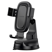 Автотримач для телефона BOROFONE BH130 Follower gravity car holder(center console) Black (6941991121289)