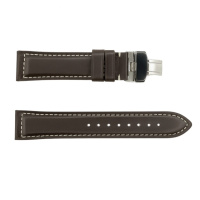 Шкіряний ремінець для годинника Awarder 044 Brown 22 мм коричневий (SKU 1051-1539)
