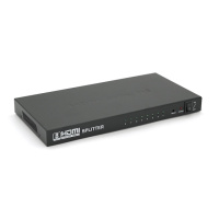 Активный HDMI сплитер 1=>8 порта, 4K, 2K, 3D, 1080Р, 1,4 версия, DC5V/2A Q50, Box