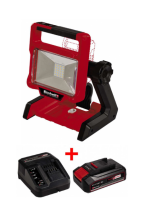 Потужний прожектор гібридний Einhell TE-CL 18/2000 LiAC - Solo : з АКБ 18V 2.5 Ah, 2000 lm