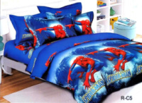 Дитяче постільна білизна полуторна Людина павук  Ранфорс