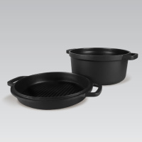 Каструля Maestro з кришкою-сковородою гриль