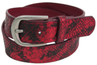 Жіночий ремінь Doca бордовий