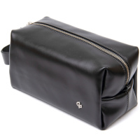 Чоловічий шкіряний несесер 711417 Чорний