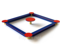 Песочница со столиком 2 м Kidigo (12503)