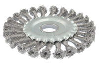 Щетка дисковая Mastertool 125 мм плетеная (19-9012)