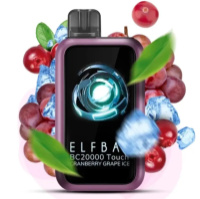 ELF BAR ВС20000 TOUCH. Клюква Виноград (Cranberry Grape Ice)