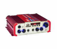 Усилитель UKC AV-206U - Bluetooth, USB,SD,FM,MP3! 300W + 300W Караоке 2х канальный