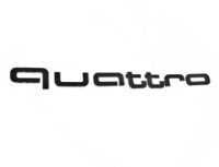 Шильдик-надпись Quattro Black для Ауди