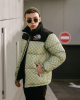 Куртка TNF-Gucci  хаки