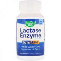 Формула Фермента Лактазы, Lactase Enzyme Formula, Nature's Way, 100 Капсул