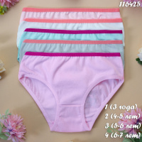 Трусики дитячі NicolettaТуреччина для дівчинки  р. 3 роки      5 шт.