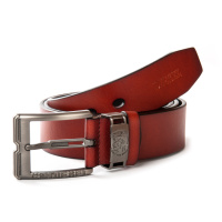 PODIUM Ремень Мужской кожа DS-007 light-brown