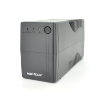 ИБП Hikvision DS-UPS1000, 1000ВА/600 Вт LED, 2xUniversal socket, 1x12V/9Ah, 5,4 кг, 274×95×139 мм