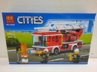 Конструктор Bela Cities 10828 Пожежна машина, 225 деталей, в коробці