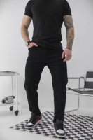 Джинси чоловічі regular fit Without karma чорні