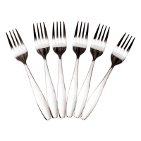 Набор десертных вилок 6 предметов 14 (см) Серебро HP-8-20