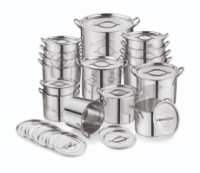 Набор посуды нержавеющий Empire 2 x 3 x 4 x 6 x 8 x 9 x 10 x 11 x 12 x 14 x 16 x 17 x 18 x 20 x 22 (7370)