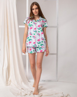 Жіночий комплект сорочка з шортиками S, M,  XL