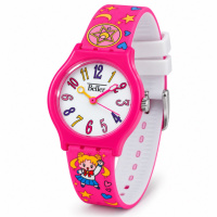 Дитячий годинник Better 012 Candy Pink-White кварцовий для дівчаток з силіконовим ремінцем
