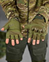 Тактичні рукавички mechanix m-pact 3 olive ВТ6049