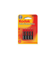 Батарейки Kodak - Extra Heavy Duty ААА R03, 1.5V, 4/48/240 шт.
