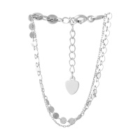 Серебряный браслет на ногу CatalogSilver с без камней, вес изделия 4,81 гр (2052685) 2326 размер