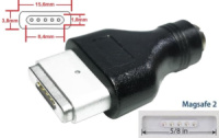 Переходник для блока питания MagSafe 2 з 5.5x2.1(2.5)mm (Female) (A class) 1 день гар.