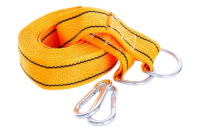 Трос буксировочный Сила 3т x 4.5 м x 50 мм карабин (284015)