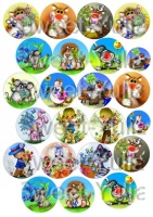 Вафельные картинки на тему: 8 марта