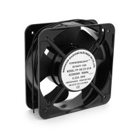 Кулер для охлаждения серверных БП FP-108EX-S1-B DC sleeve fan 2pin под пайку - 150*150*50мм, 220V/0,22A, 2600об/мин, 38W