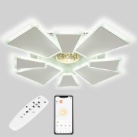 Стельова LED люстра, світлодіодний світильник Sunlight 5891/4+4