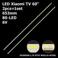 LED підсвітка Xiaomi TV 60« 80-led 6V 650mm L60M4-AA MI011A-2016 MI60TV (T8) 94V-0 20200528 2шт.