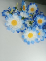 Голова цветов. Размер - 4 см. Цвет - голубой. Цена указана за 1 шт.